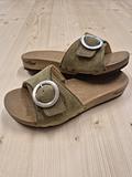 Toggi Zoggi EMMA Pantolette velour kiwi