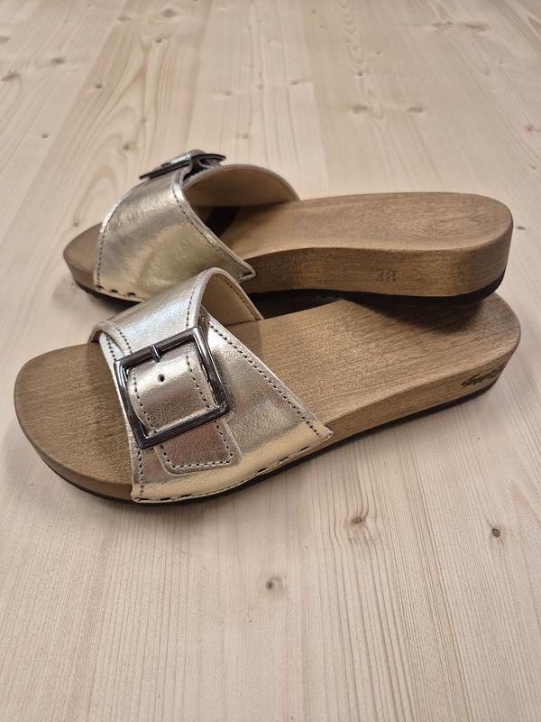 Toggi Zoggi EMMA Pantolette laminato gold