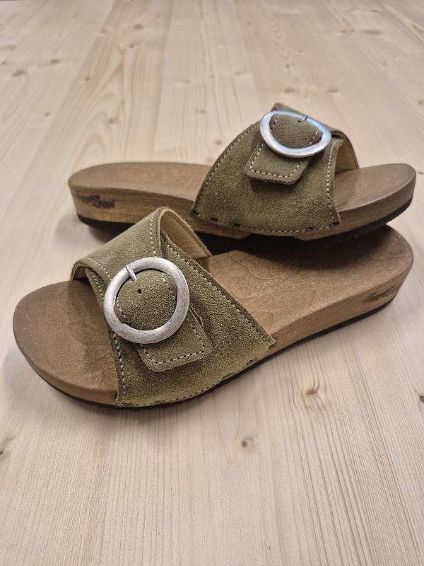 Toggi Zoggi EMMA Pantolette velour kiwi